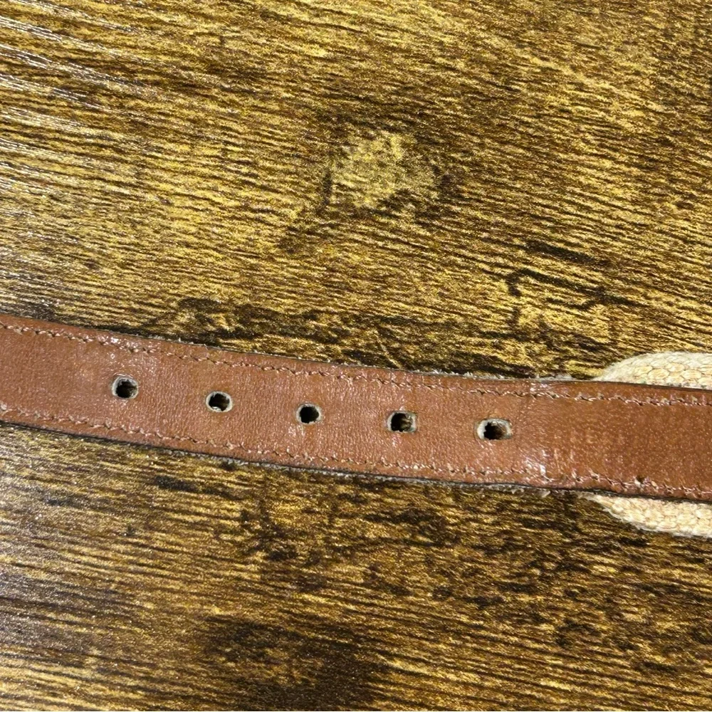 VTG 90s Dooney‎ & Bourke Belt Sailboat Woven Canvas Size 30 Nautical Preppy